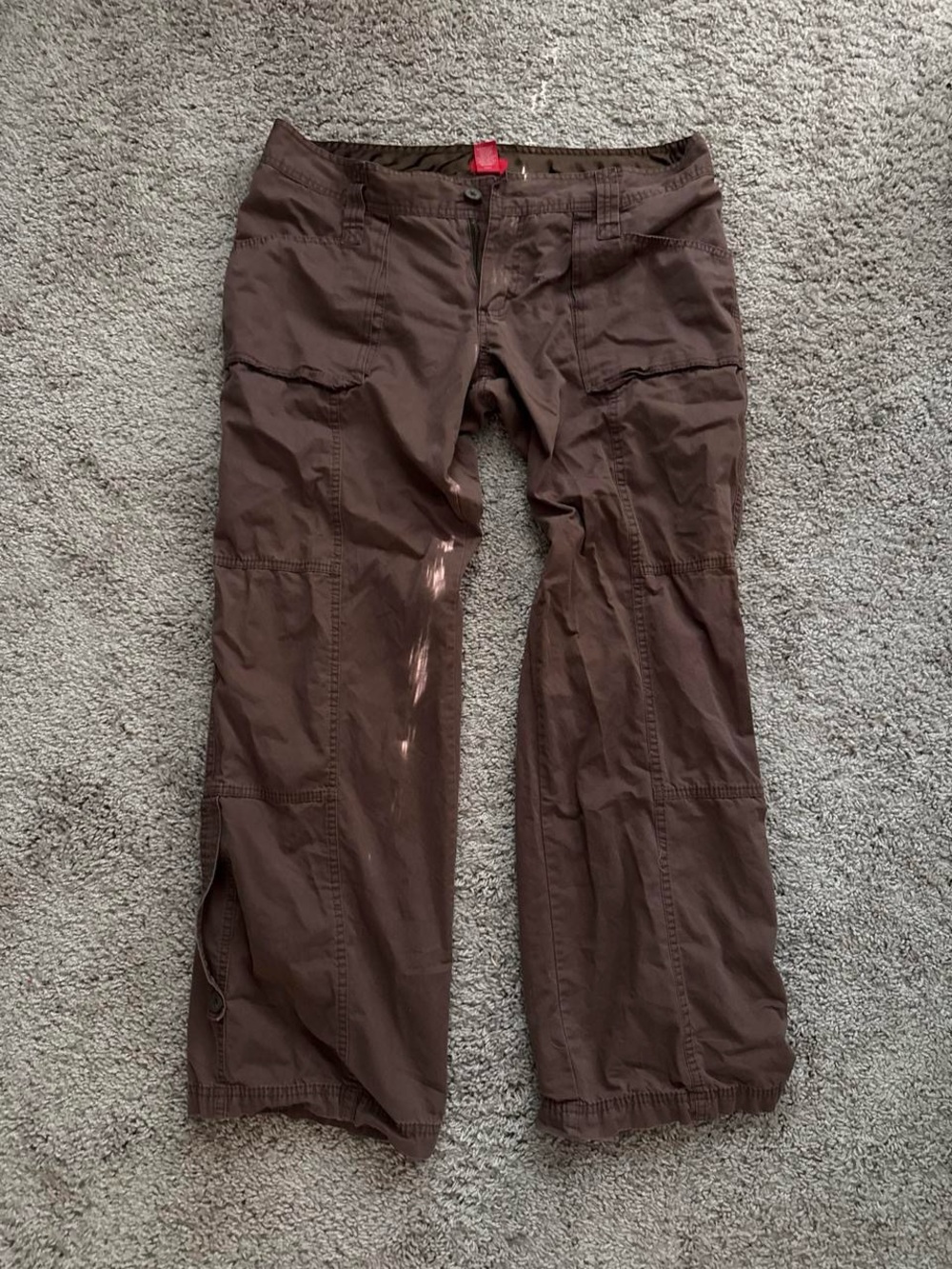 Mossimo Supply Co. Brown Straight-Leg Cargo Pants